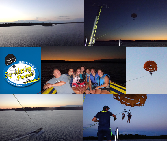 LGM crew parasailing